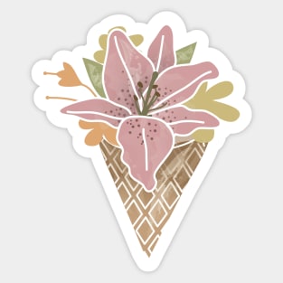 Lily icecream Sticker